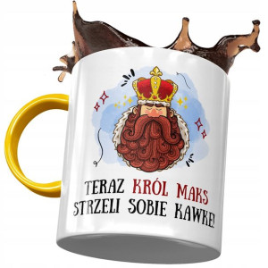 Kubek Żółty Dla Maksa Maksymiliana na Prezent