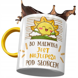 Kubek Żółty Dla Malwiny Koleżanki Żony Prezent