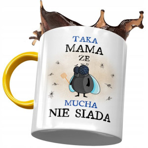 Kubek Żółty Dla Mamy Matki na Dzień Mamy