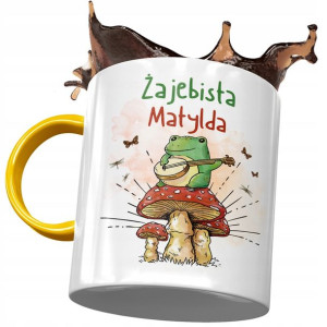 Kubek Żółty Dla Matyldy Koleżanki na Prezent