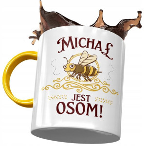 Kubek Żółty Dla Michała Kolegi Męża na Prezent