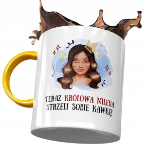 Kubek Żółty Dla Mileny Przyjaciółki Na Prezent