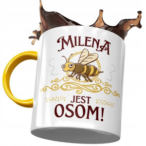 Kubek Żółty Dla Mileny Przyjaciółki Na Prezent