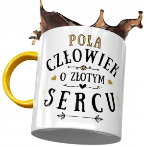 Kubek Żółty Dla Poli Koleżanki Przyjaciółki Żony