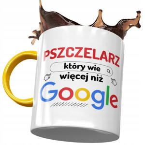 Kubek Żółty Dla Pszczelarza Wie Więcej Niż Google