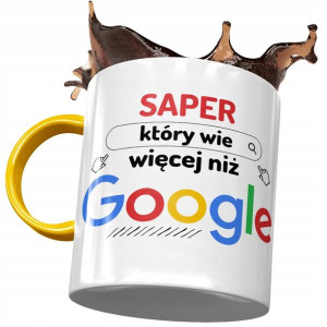 Kubek Żółty Dla Sapera Saper Który Wie Więcej