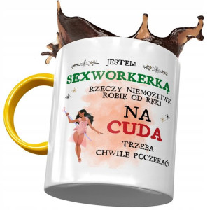 Kubek Żółty Dla Sexworkerki Trzeba Chwilę Poczekać
