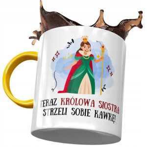 Kubek Żółty Dla Siostry na Urodziny na Prezent