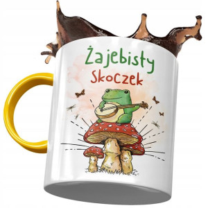 Kubek Żółty Dla Skoczka Żajebisty Skoczek