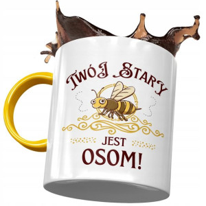 Kubek Żółty Dla Twojego Starego Jest Osom! Prezent