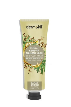 Dermokil Krem do rąk i ciała z olejem konopnym - Hand & Body cream with Hem