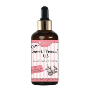 Nacomi Sweet Almond Oil olej ze słodkich migdałów z pipetą 50ml