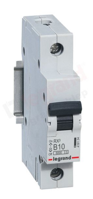 Wyłącznik nadprądowy RX3 1P B 10A Legrand 419134
