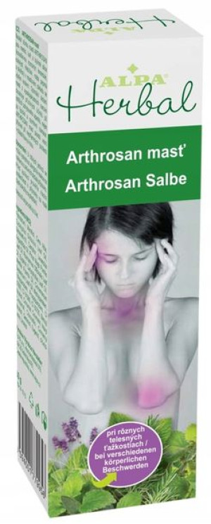 Maść ALPA HERBAL Arthrosan Ból Głowy Mięśni Zatoki