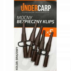 UNDERCARP Mocny bezpieczny klips brązowy