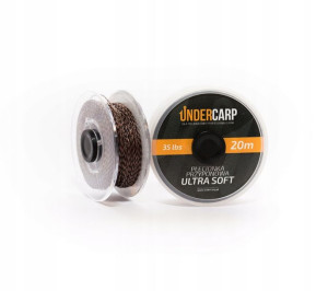 UNDERCARP Plecionka Ultra Soft brązowa 20 m/35 lbs