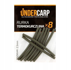 UNDERCARP Rurka Termokurczliwa Zielona 2,5 mm