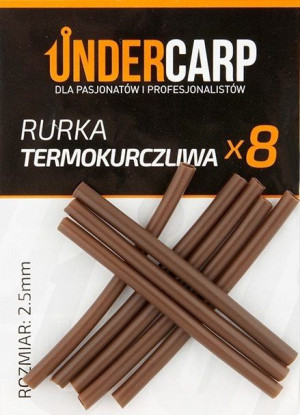 UNDERCARP Rurka Termokurczliwa Brązowa 2,5 mm