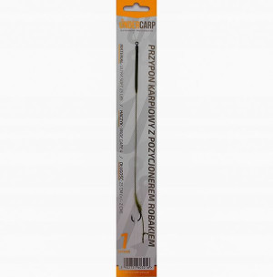 UNDERCARP Przypon karpiowy Z Robakiem r.6