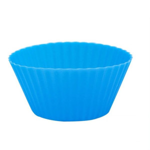 Silikonowa forma FOREMKA ciasto MUFFINKI NIEBIESKA na ciastko muffinek