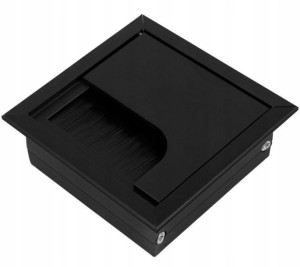 Przepust kablowy 80x80 czarny
