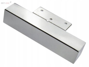 Nóżka meblowa L-170 chrom kwadrat