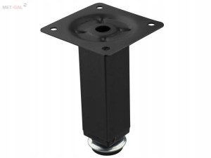 Nóżka meblowa METAL KWADRAT 25X25 H-100 CZARNA