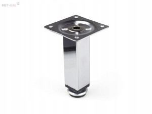Nóżka meblowa aluminium kwadrat h-100