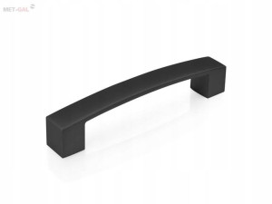 Uchwyt meblowy klasyczny czarny mat 1 x 2 x 2,7 cm