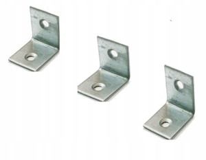 Kątownik łącznikowy 20x20x17 grubość 2mm, 50 sztuk
