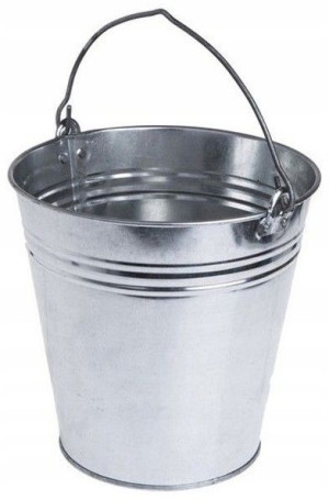 Wiadro Wiaderko Metalowe Ocynkowane 7l