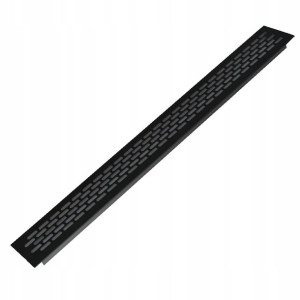 Kratka wentylacyjna GTV CZARNA 6x48 cm