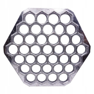 Gruba Metalowa Forma Uszka Pielmieni Ravioli 37szt