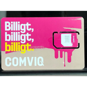 Starter Prepaid SIM Card Comviq / Tele2 bez limitu