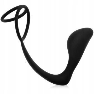 Masażer Prostaty Anal Plug Z Ringem Na Penis Jądra