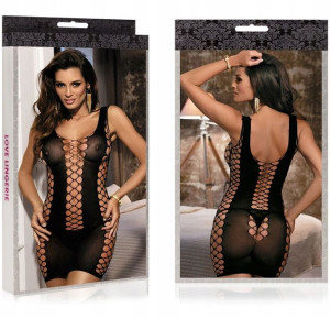 Erotyczna Koszulka Nocna Sexi Halka Mini Sukienka