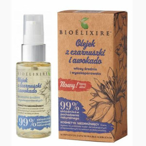 Bioelixire Organic Olejek Z Czarnuszki I Awokado 50ml