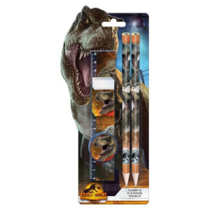 Zestaw przyborów szkolnych JURASSIC WORLD 5szt. KIDS