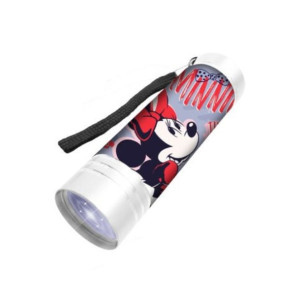 Latarka LED MINNIE MOUSE Srebrna 9cm KIDS