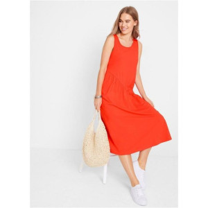 Bonprix Casualowa Bawełniana Sukienka Midi Do Połowy Łydki 44-46 912270