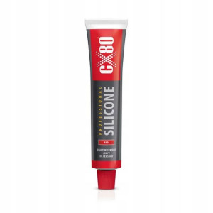 Silikon wysokotemperaturowy CX80 czerwony 80ml