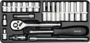 Zestaw Narzędziowy 23cz. 1/4" Yt-14421