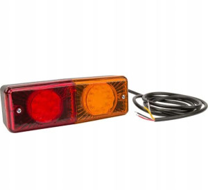 Lampa tylna zespolona LED, prostokątna, 12/24V