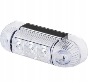 1400300121 Lampa obrysowa LED, prostokątna, 12/24V