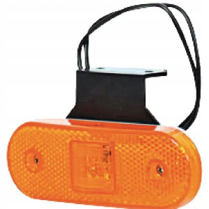 Lampa obrysowa LED, prostokątna, 12/24V