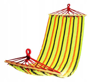  	Hamak z drążkiem 1os 200x80cm EUROHIT Garden
