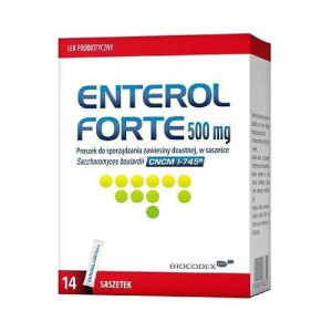 Enterol Forte 500 mg, proszek do sporządzania zawiesiny doustnej,  14szt.