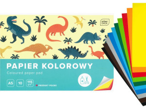 INTERDRUK Zeszyt Papierów KOLOROWYCH A5 WYCINANKA