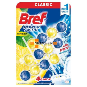 Bref Power Lemon Zawieszka WC Kulki do Toalety 3szt