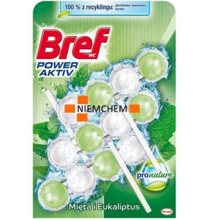Bref ProNature Mięta i Eukaliptus Zawieszka do WC 3x50g